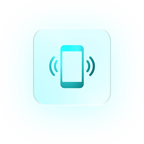 vecteezy glassmorphism icon phone ringing icon ringing phone soft 67905826 1